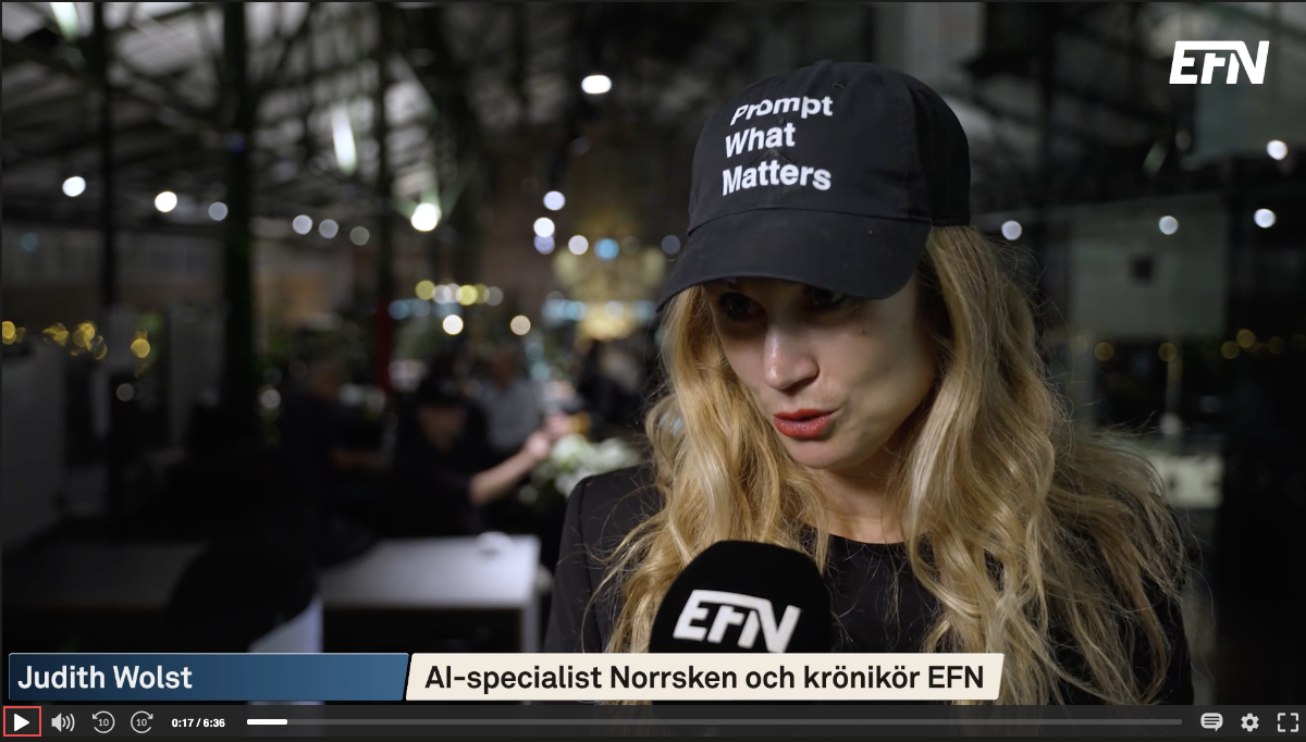 EFN TV: Fixathon – löser samhällsproblem med AI