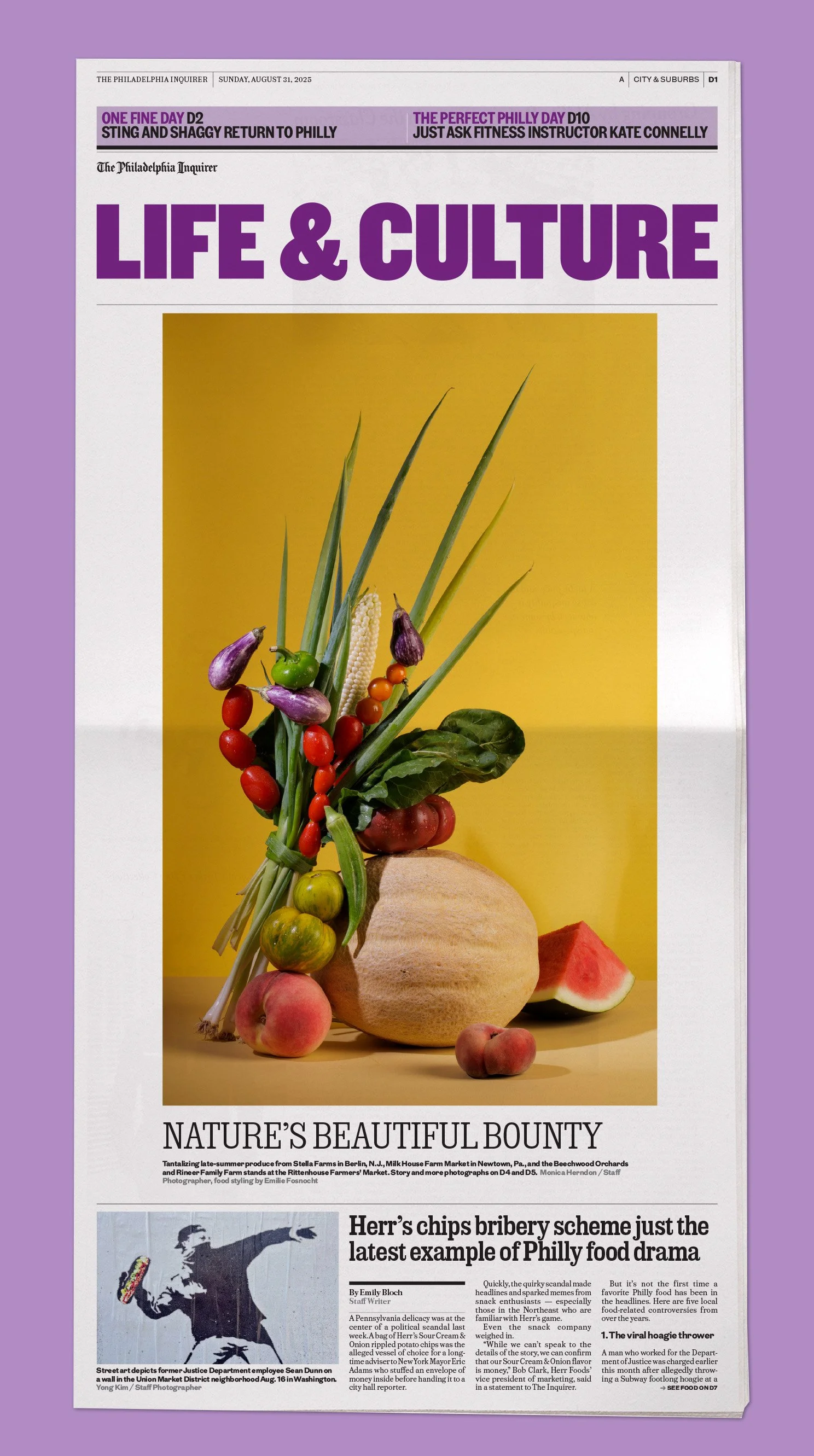 THE PHILADELPHIA INQUIRER | ART DIRECTION | PHOTO BY MONICA HERNDON | FOOD STYLING BY EMILIE FOSNOCHT