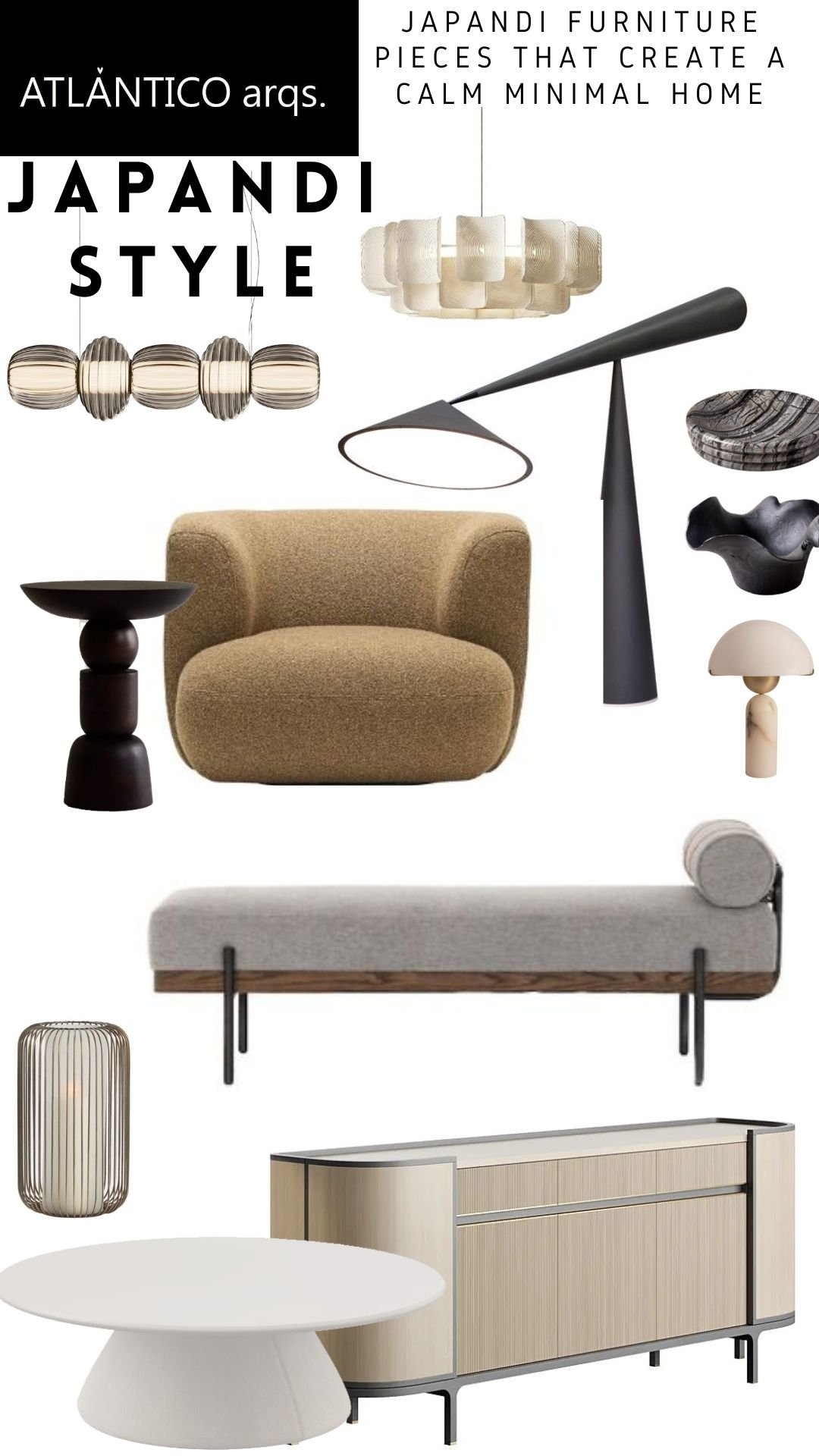 How to Master Dark Accents in a Japandi Living Room