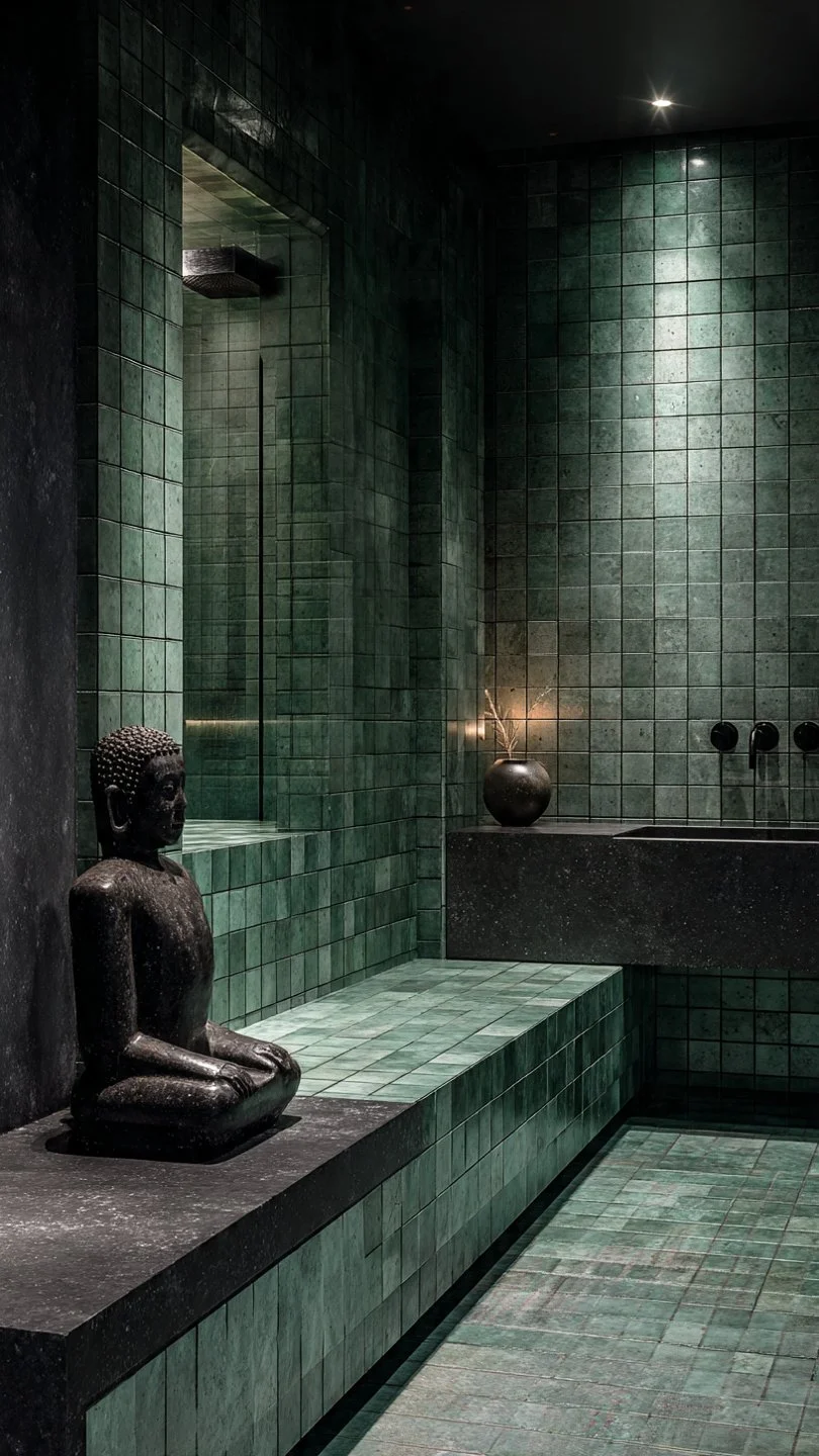 Emerald Sanctuary: The Revival of Green in Modern Bathrooms