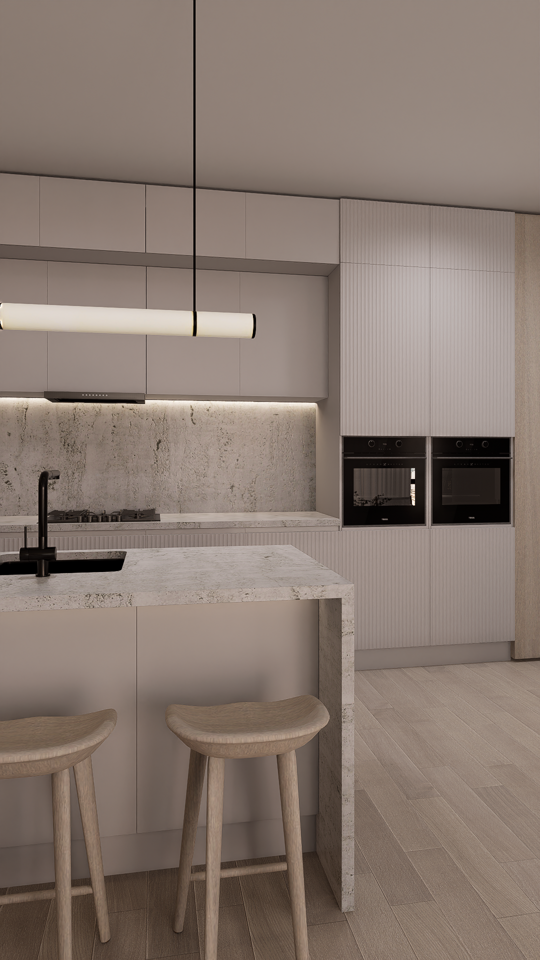Modern Japanese Kitchen Inspiration: Project M + E  av libertador by Atlantico ARQS | Buenos Aires