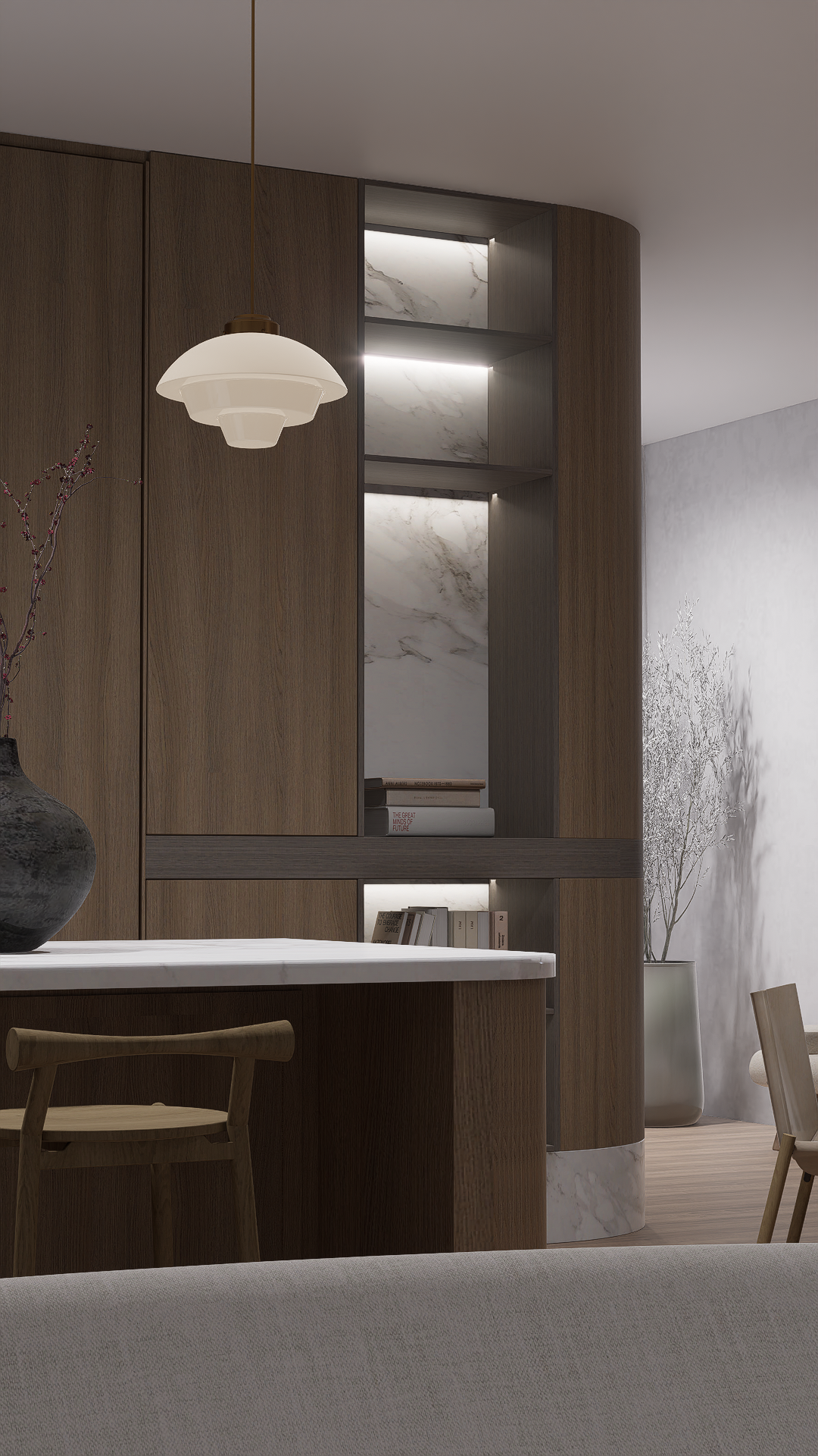 Serene Design: The Modern Kitchen Where Every Detail Speaks of Elegance