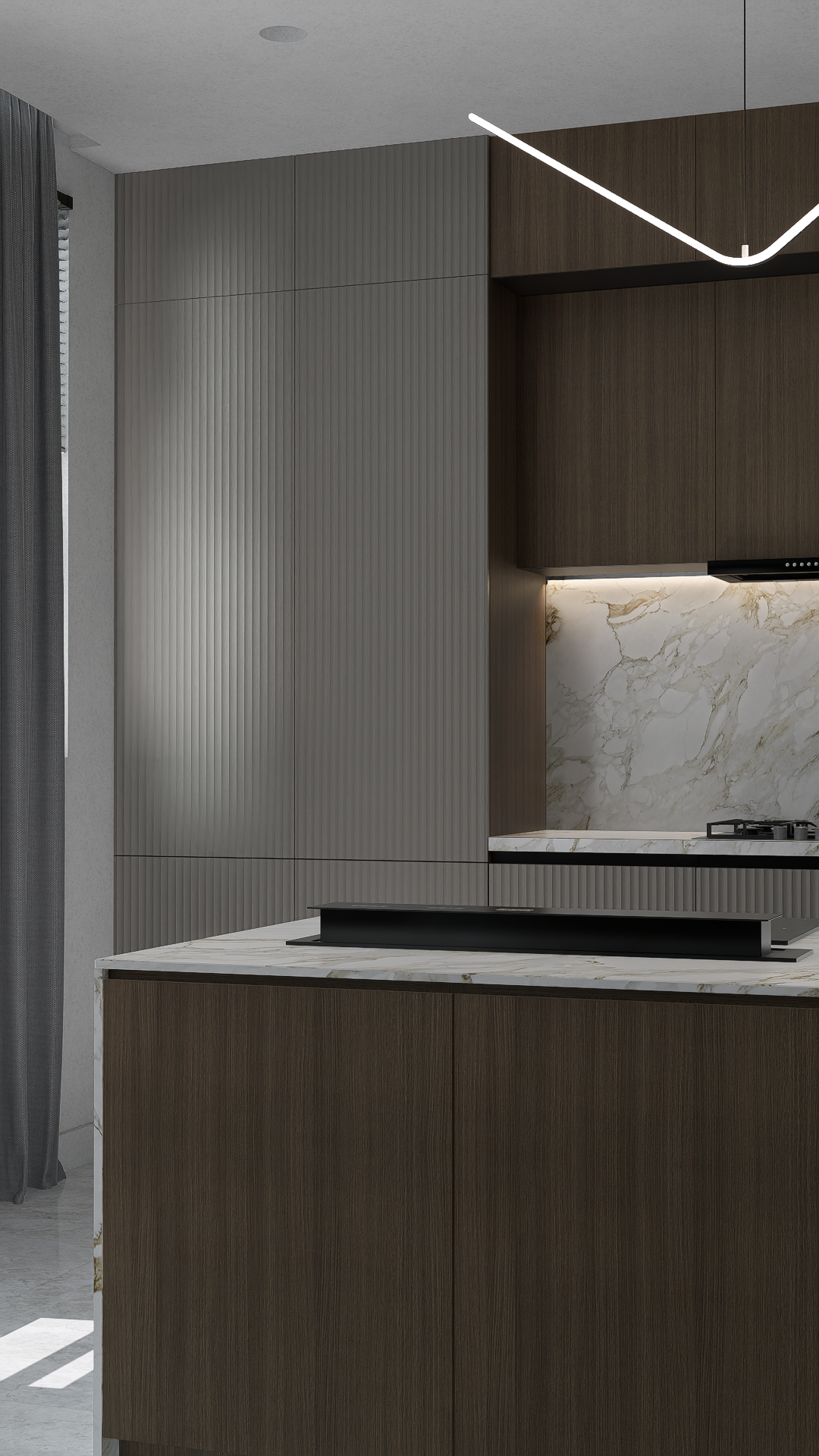 Calacatta: The Soul of Luxury /Calacatta Marble Mastery: Luxury Kitchen in Retiro, Buenos Aires | Project D+R Alvear by Atlantico Arqs