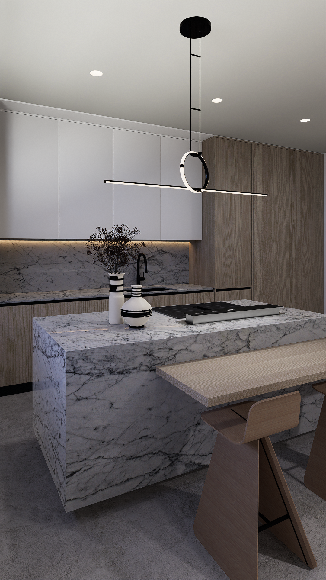 "From classic to iconic: The transformative power of a stone kitchen island."Project Spotlight: The Stone Island