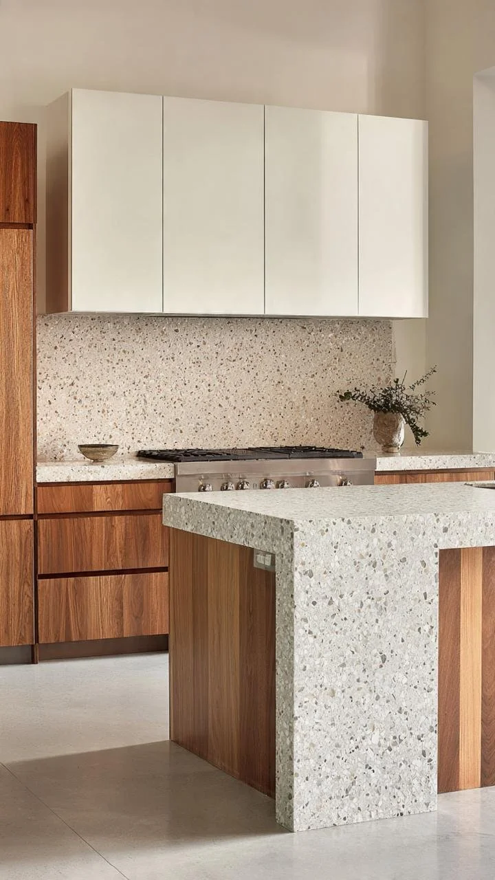 "The Comeback of Terrazzo: Why this retro material is the obsession of modern kitchens."