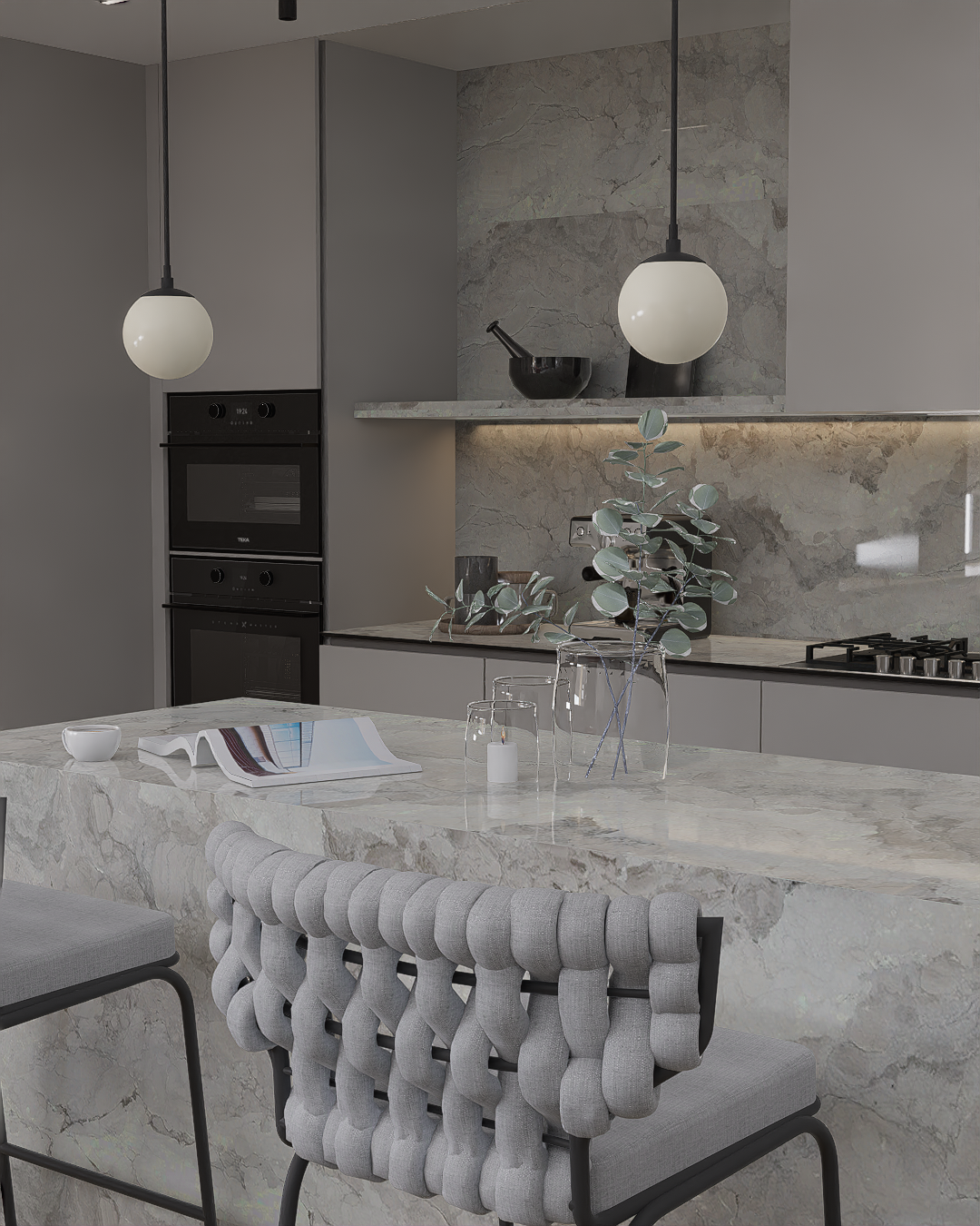 5 Ways to Style a High-End Marble Island: