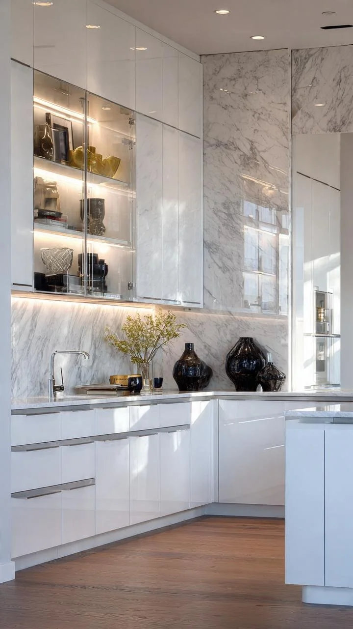 10 White and Carrara Marble Kitchen Ideas That Feel Elegant, Refined, and Timeless