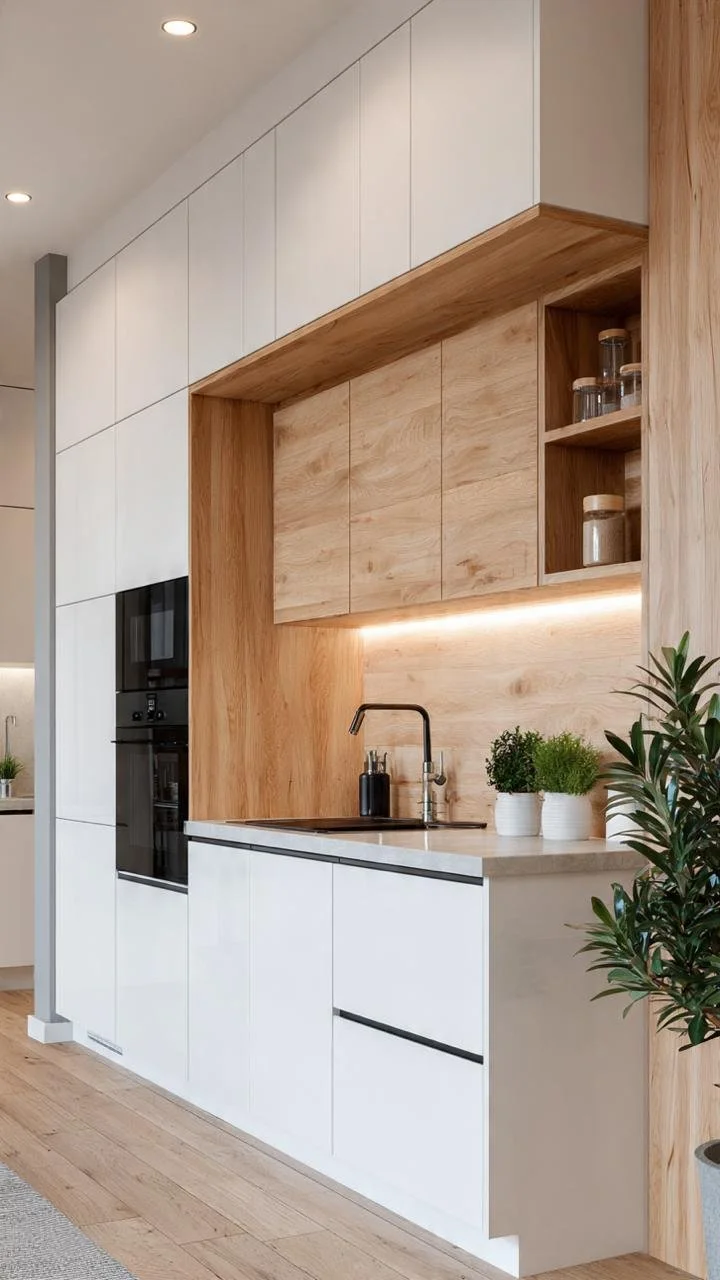 Functional Scandinavian Kitchens: Light, Carrara Marble &amp; Warm Minimalism