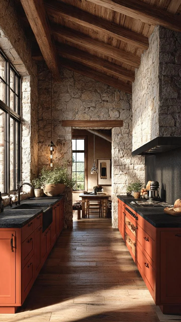 9 Mountain Cabin Kitchen Designs: 5 Smart Ways to Use Stone for a Warm and Luxurious Look