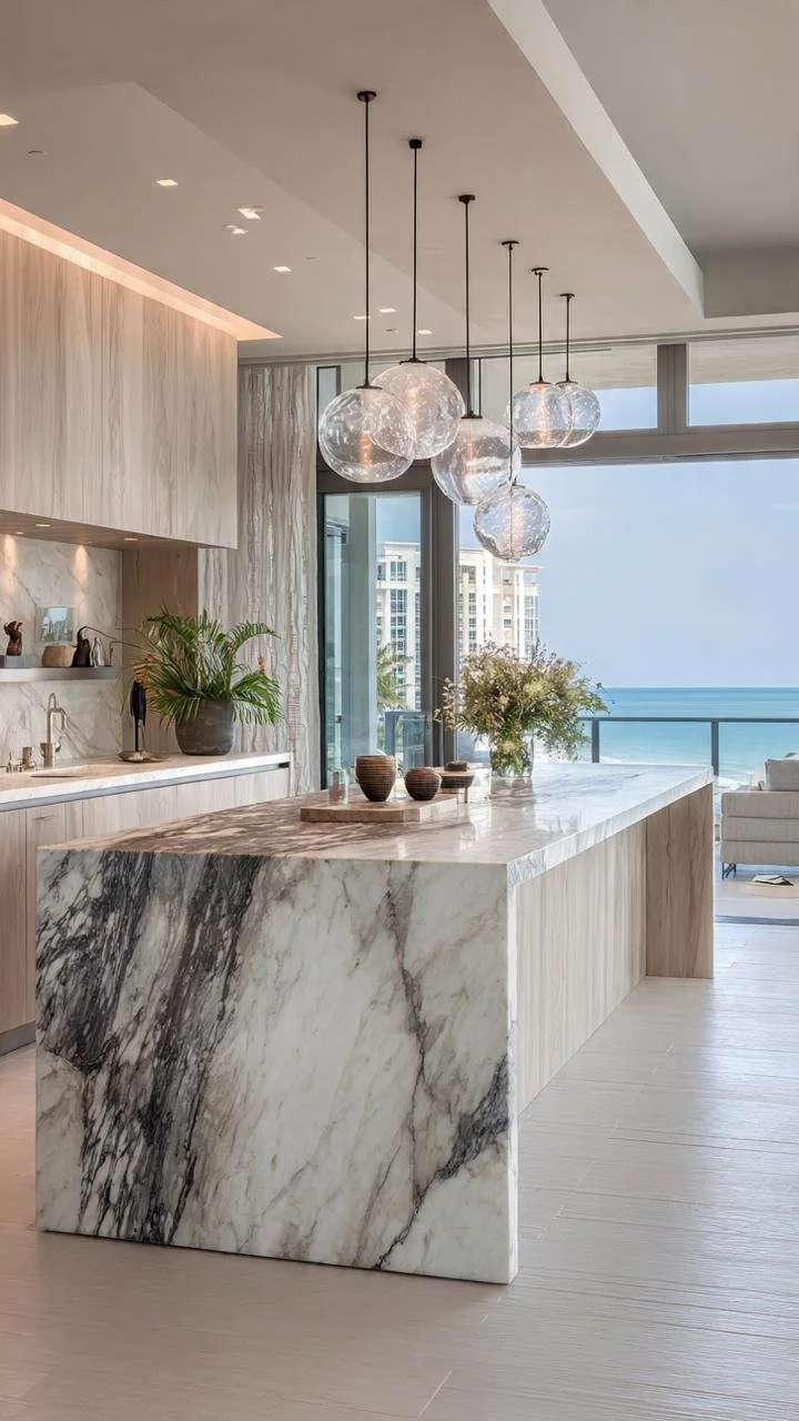 Bought a Luxury Beachfront Apartment? Your Kitchen Should Match the Lifestyle | 9 Luxury Kitchen Designs