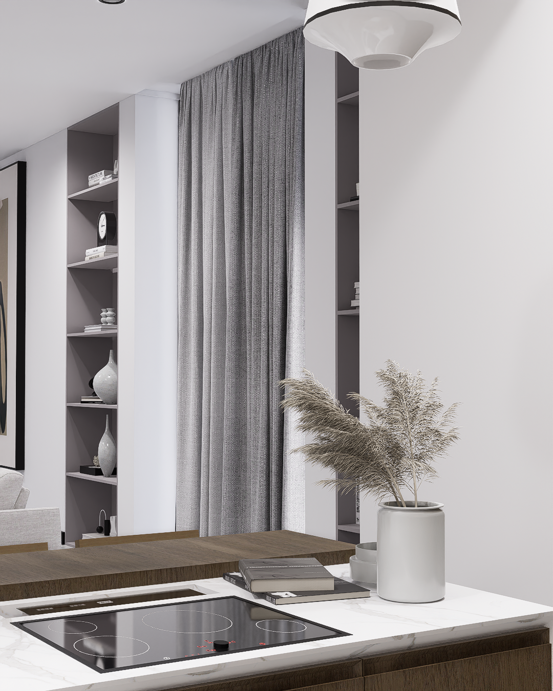 Walnut and Marble: The Ultimate Combination for Luxury Kitchens  PROJECT FTA // PINAMAR // BUENOS AIRES // ATLANTICOARQS