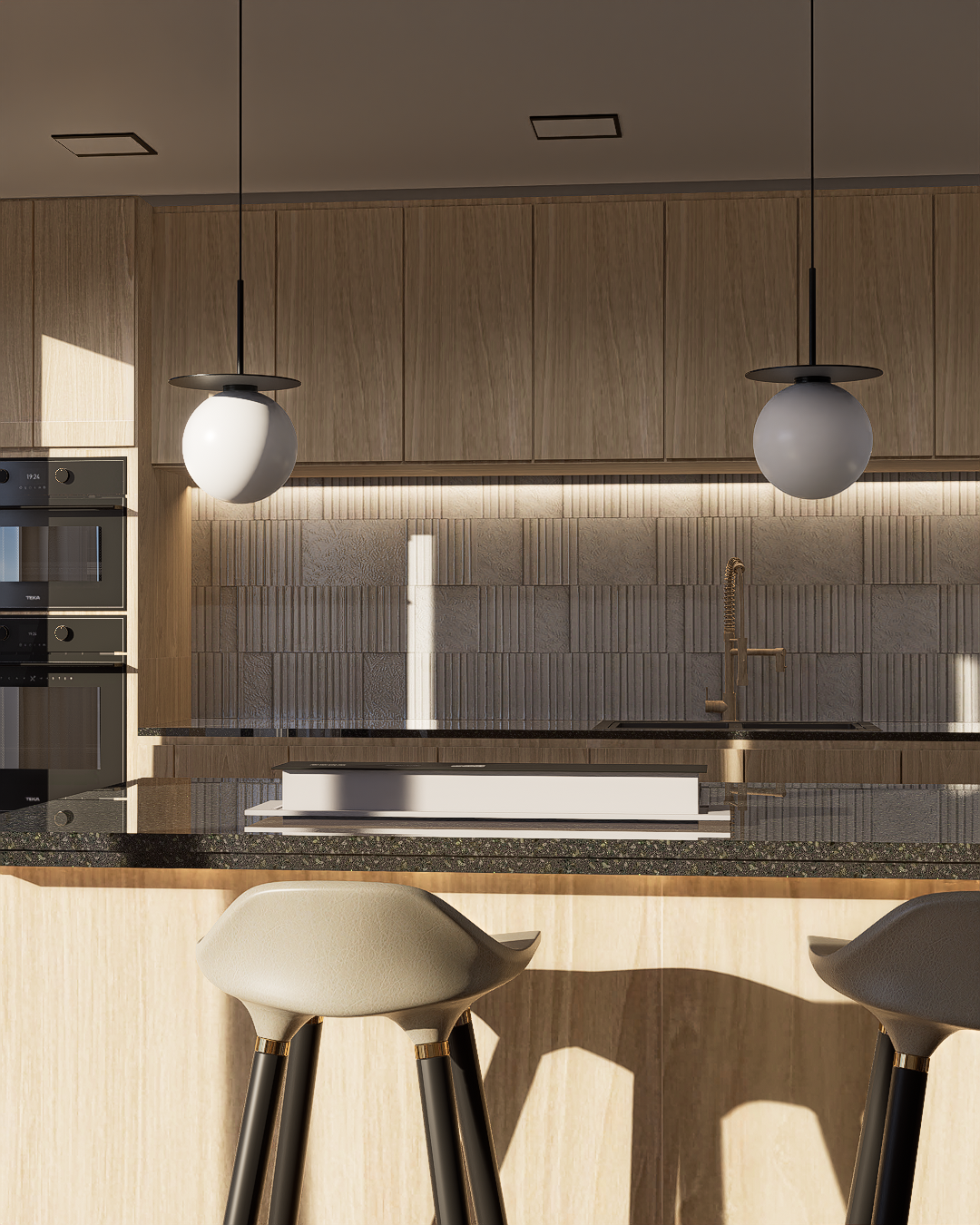 PROJECT RG // BE GRAND // POLANCO MEXICO // ATLANTICOARQS Warm Minimal: How to Create a Cozy Luxury Kitchen with Natural Tones