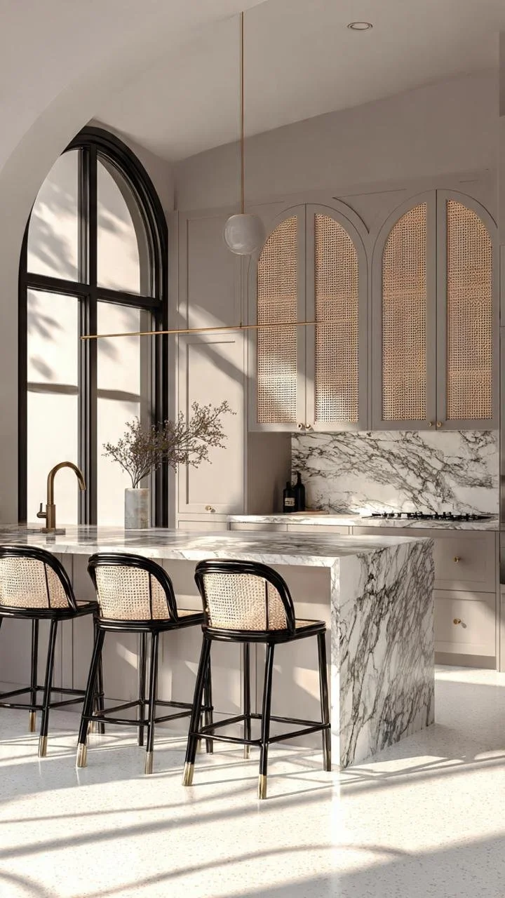 15 Organic Modern Kitchens with Marble as the Main Feature