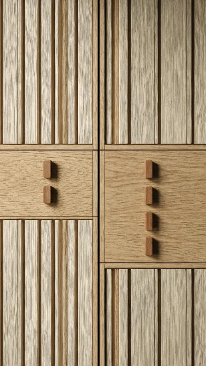 Rhythm and Texture: How Slatted Wood Fronts Transform Modern Cabinetry