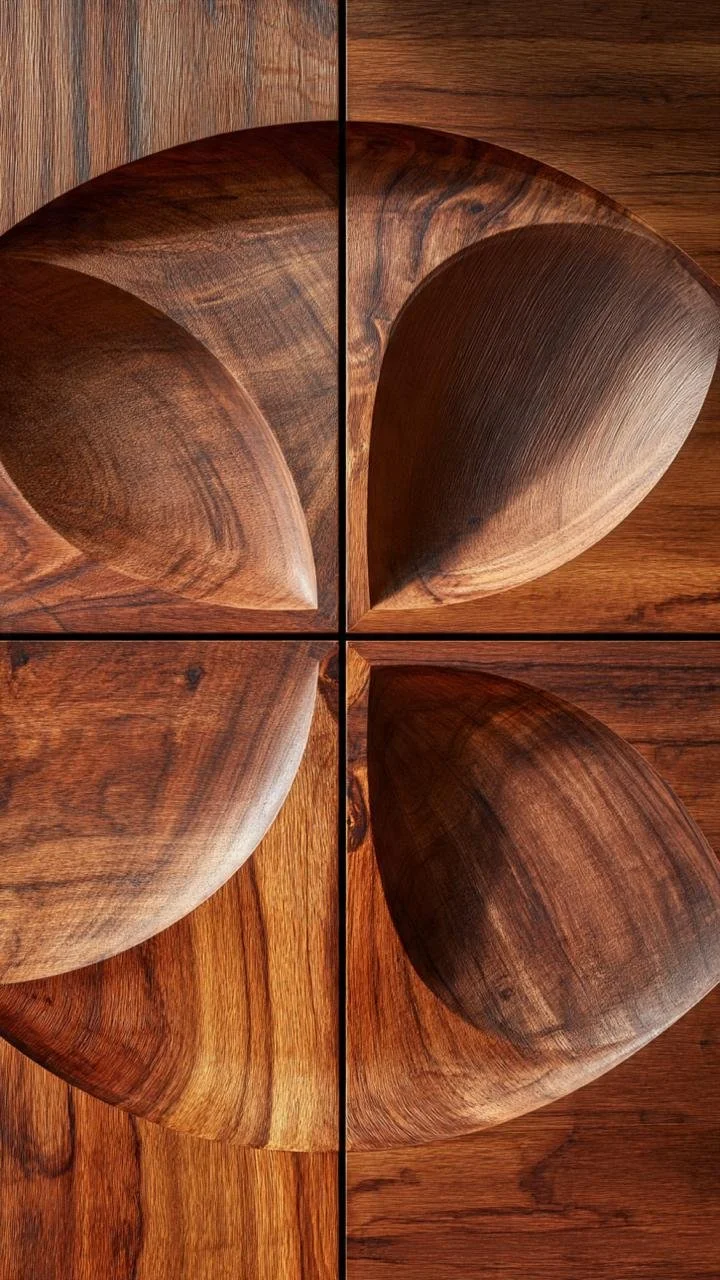 Sculpted Circles: The Art of Concave and Spiral Woodworking