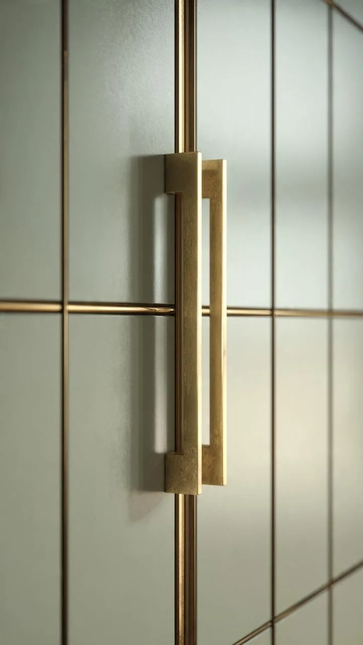 Modern Luxury Door Designs with Metallic Accents