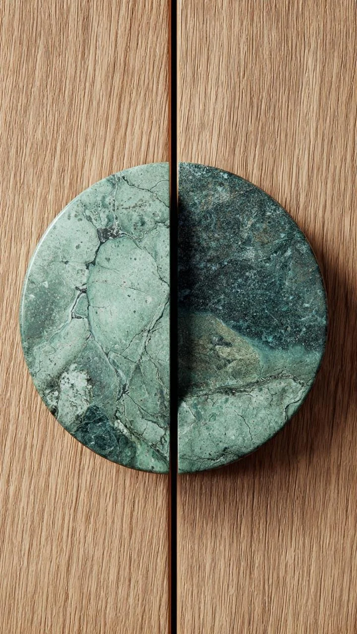Catalog of Green Marble Pulls for Wooden Furniture