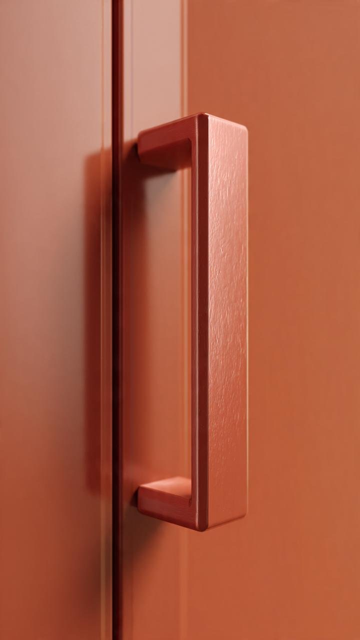 Catalog of Integrated Handles for Deep Red Furniture