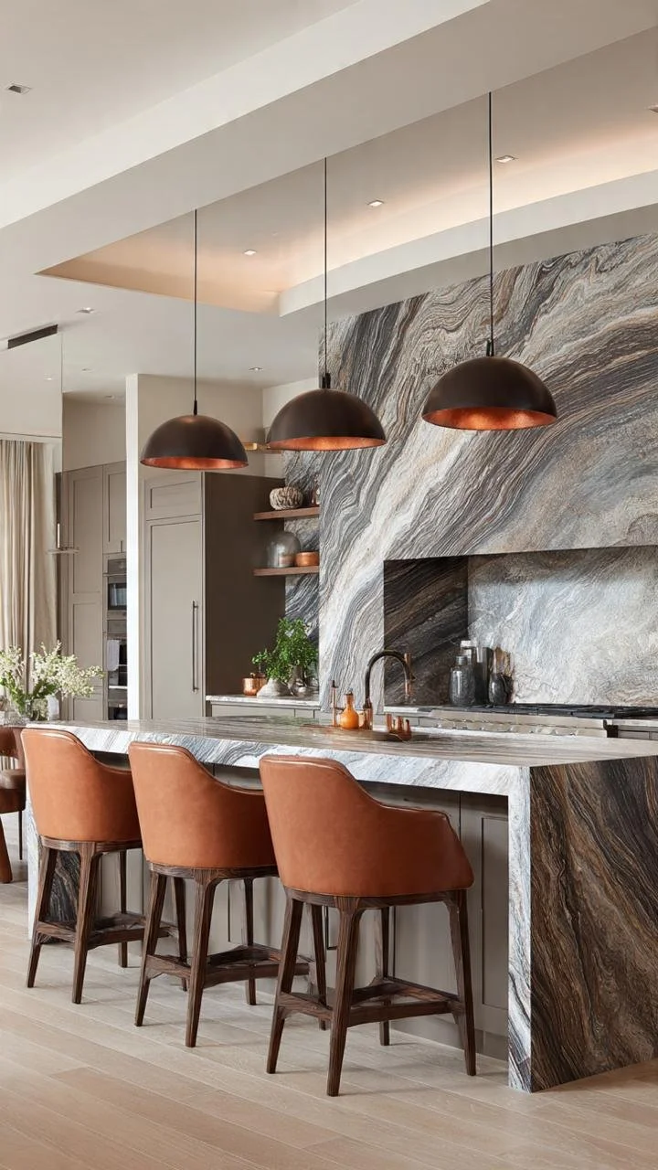 The New Dark Luxury: How to Style Dramatic Marble in Modern Kitchens