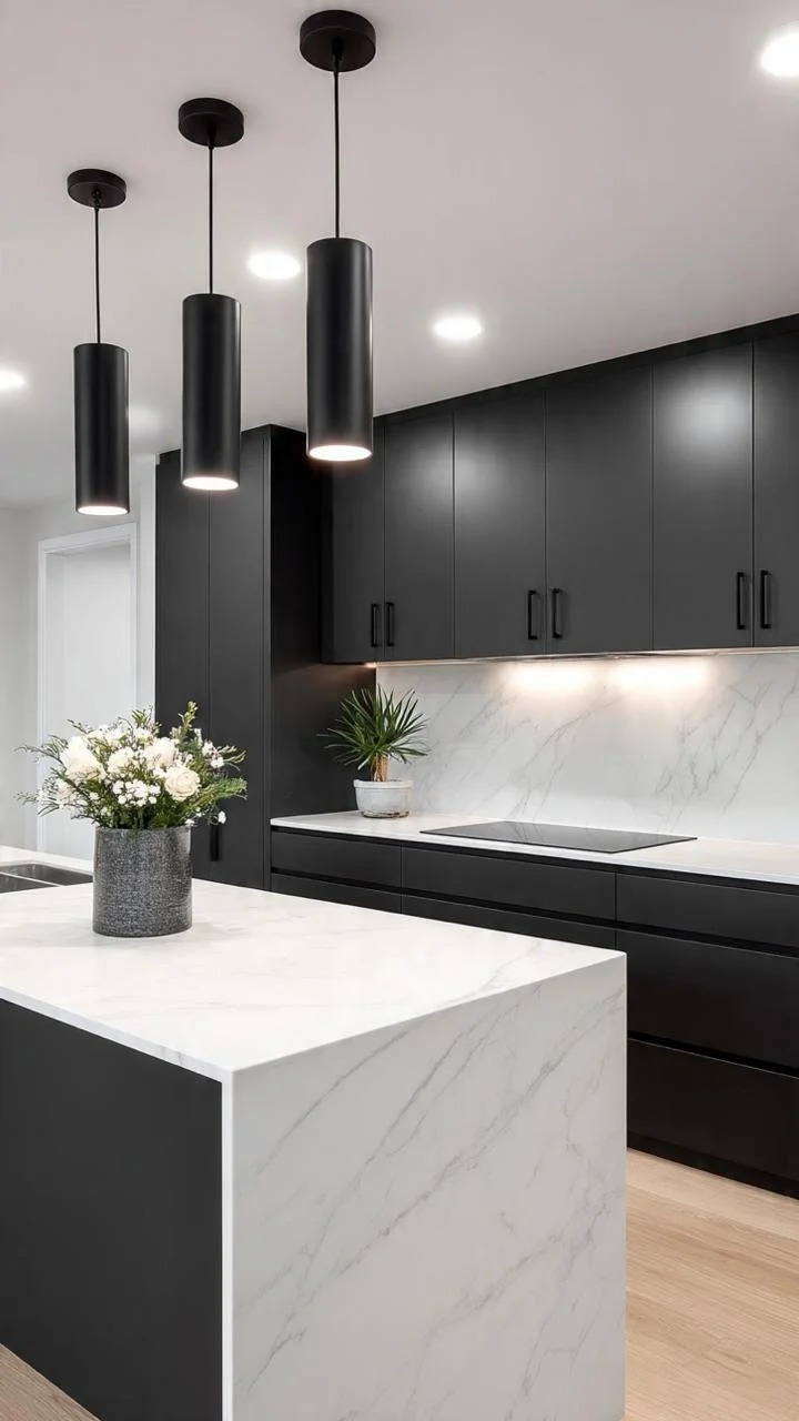 5 Ultra-Modern Ways to Style a Luxury Black and White Kitchen