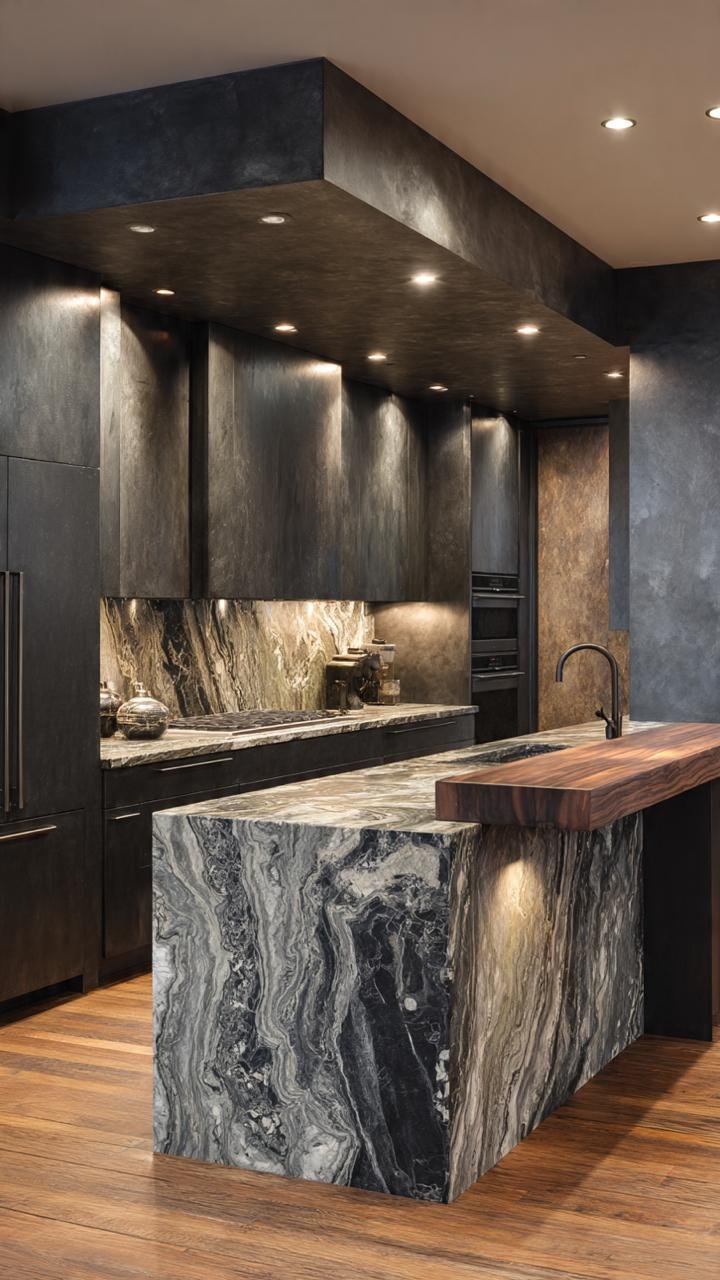 Dark Opulence: 5 Ways to Design a Luxury Kitchen with Dramatic Black Marble