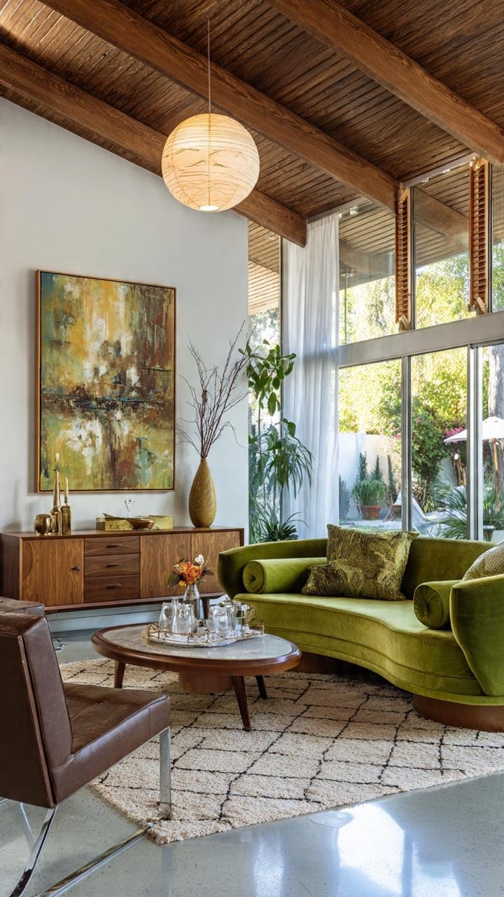 5 Ways to Style Low-Profile Curved Sofas and Leather Accent Chairs for a High-End Lounge
