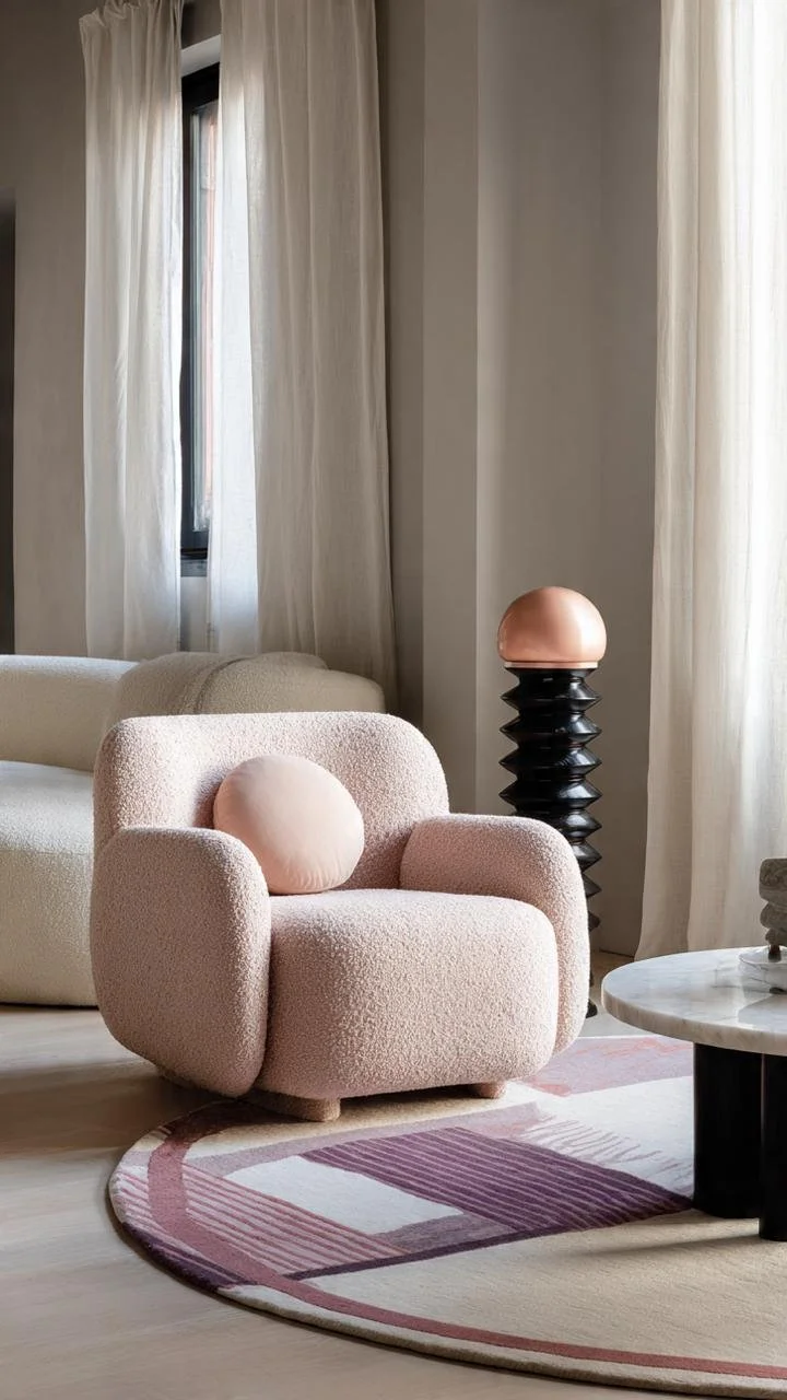 3 Gallery-Grade Feminine Salons That Perfect Warm Minimalism and Fluid Shapes
