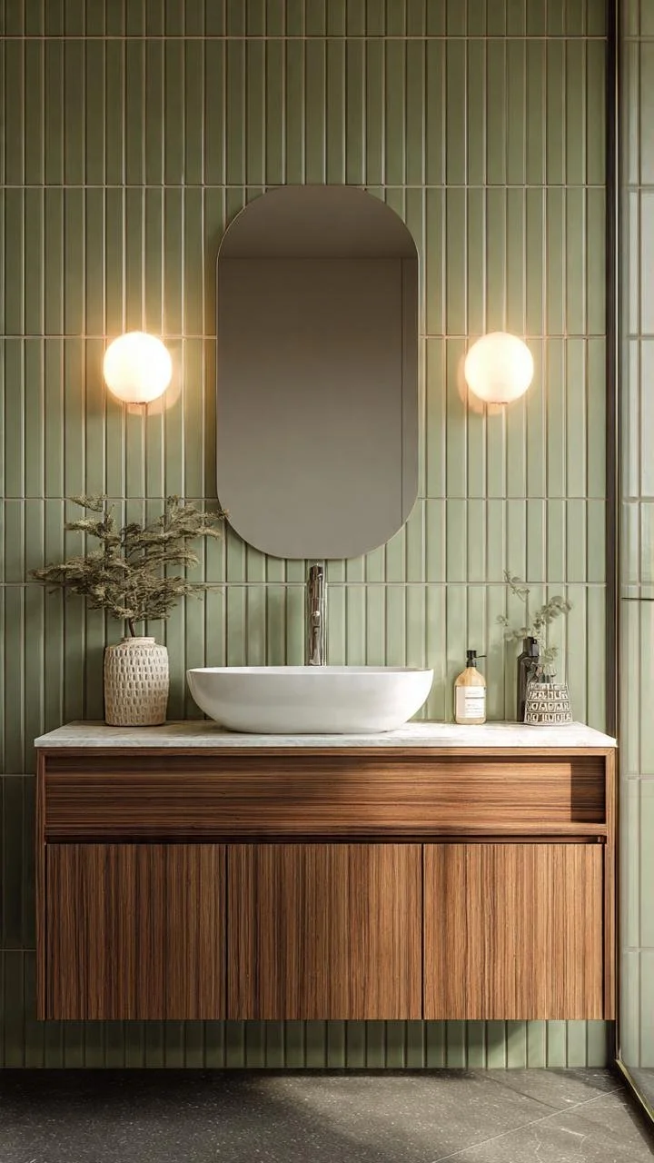 Pin-Worthy Green Bathrooms: The Trend Taking Over Pinterest! 