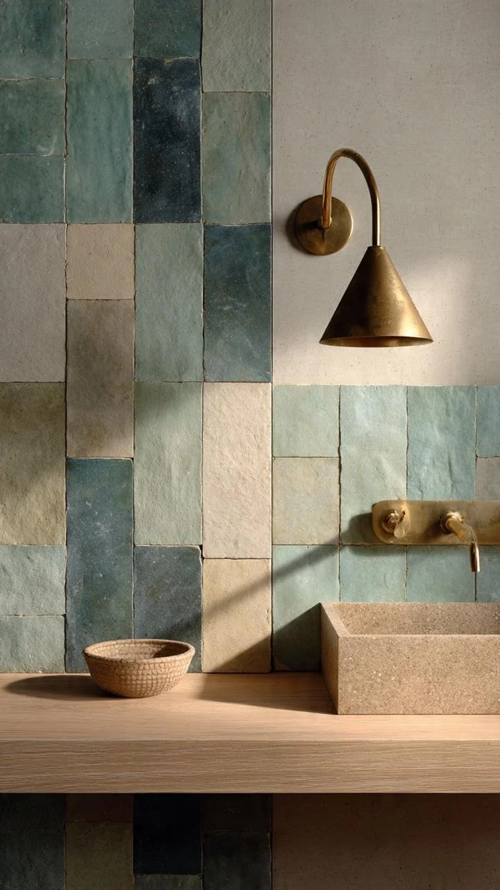 Zellige Patchwork Tiles: The Artisanal Trend Bringing Color and Soul to the Bathroom