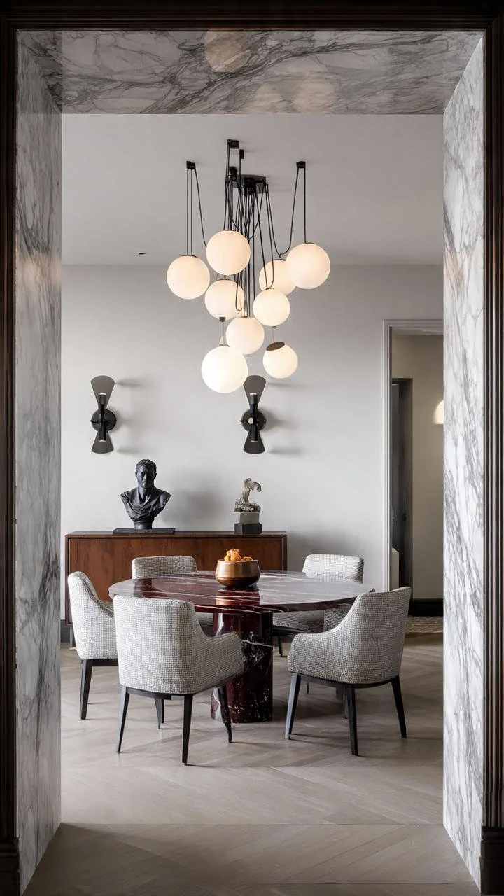 High-End Japandi Dining Rooms: The Fusion of Warm Minimalism and Stately Elegance 