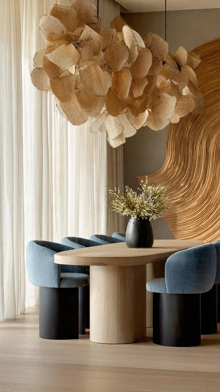 BLUE SKY Dining Room – Warm Minimal Luxury