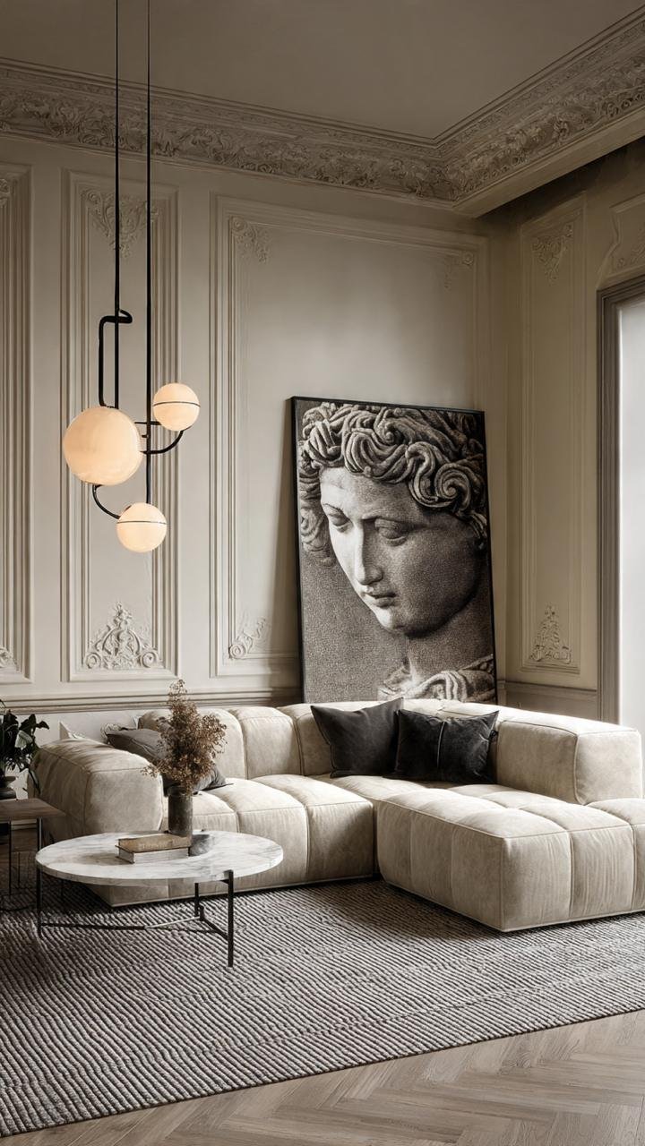 6 IDEAS Neoclassical Elegance: Recoleta  Buenos Aires Apartment Project