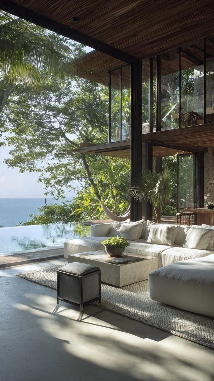 Minimalist Tropical Luxury: Architecture and Interior Design
