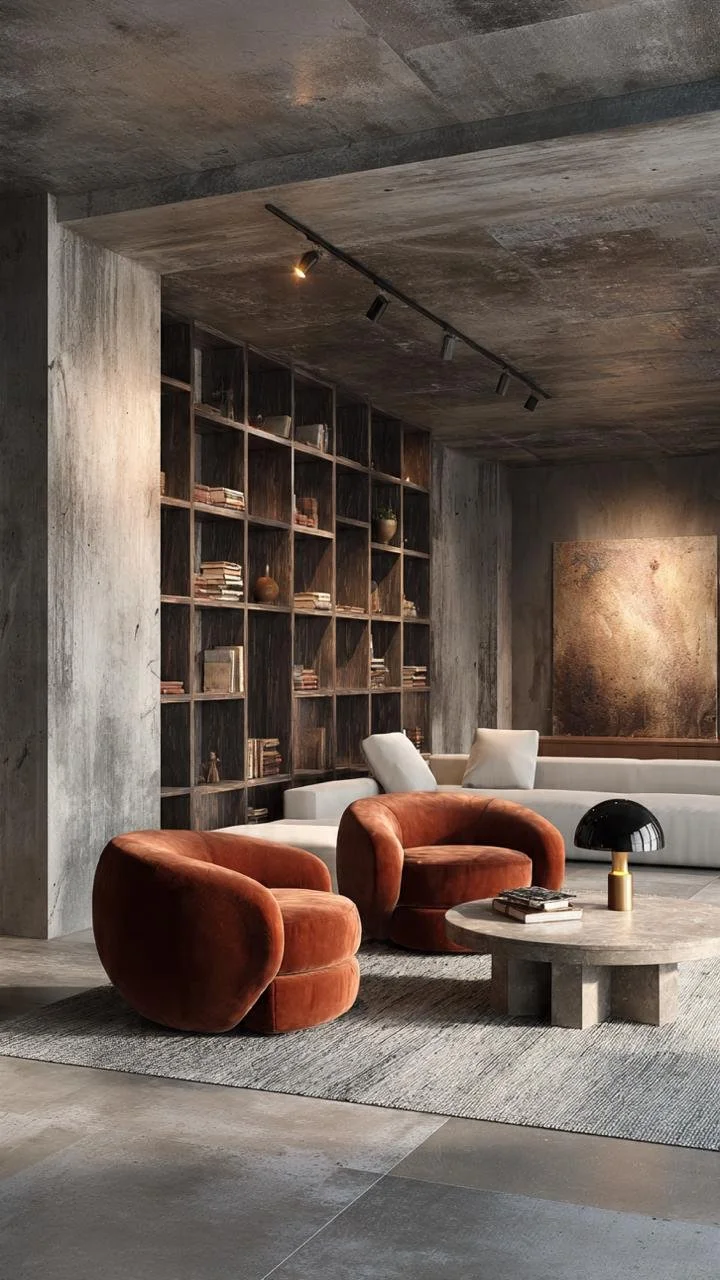 6 ideas Industrial Brutilist Warmth: Contemporary San Cristóbal Buenos Aires  Loft Design