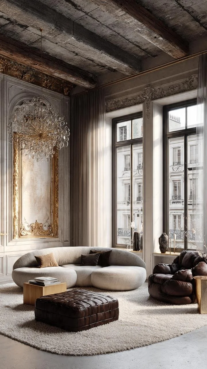 Parisian Industrial Grandeur: Retiro apartament in Buenos aires  Aristocratic Loft Design
