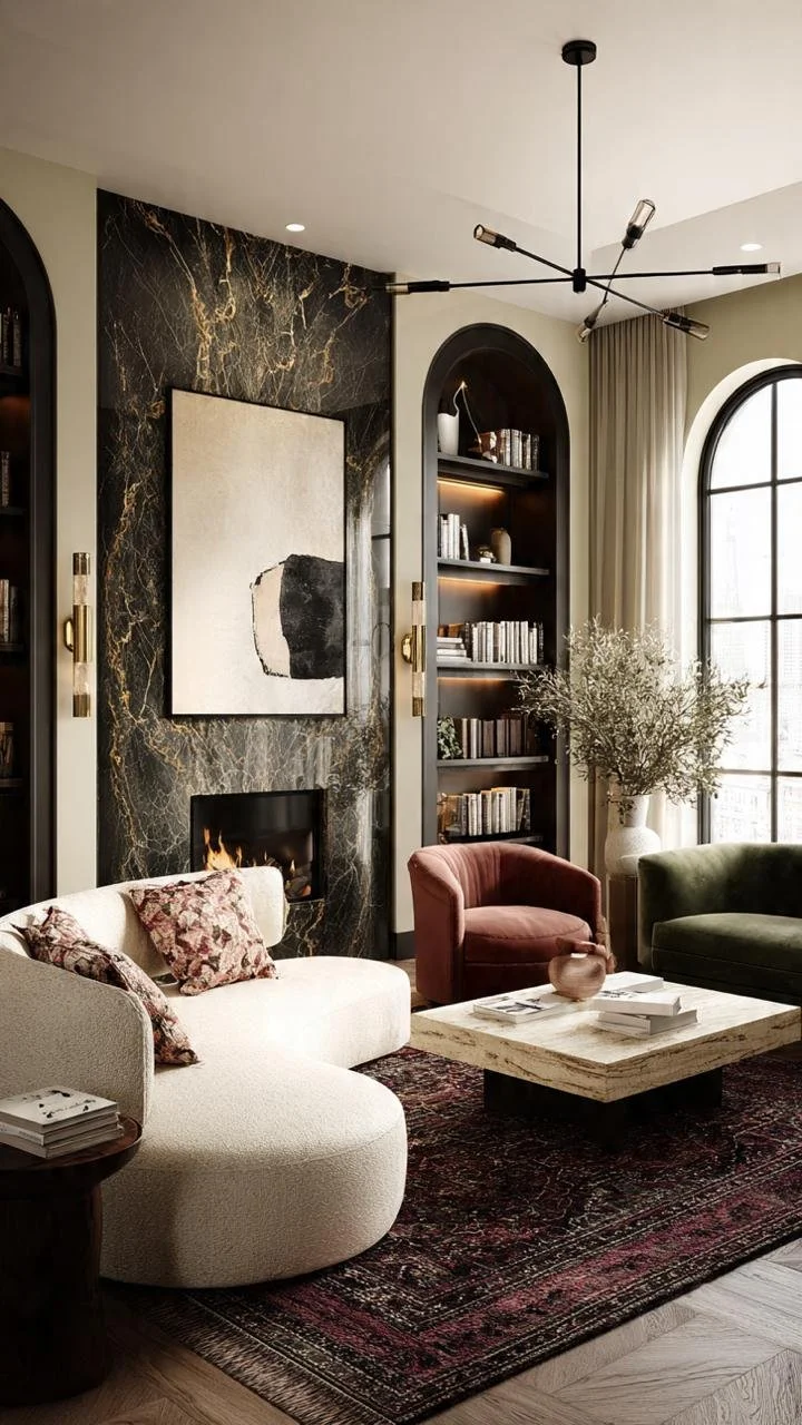 Neo-Classical Industrial Elegance: Luxury Salon Concepts in Huixquilucan, Estado de México