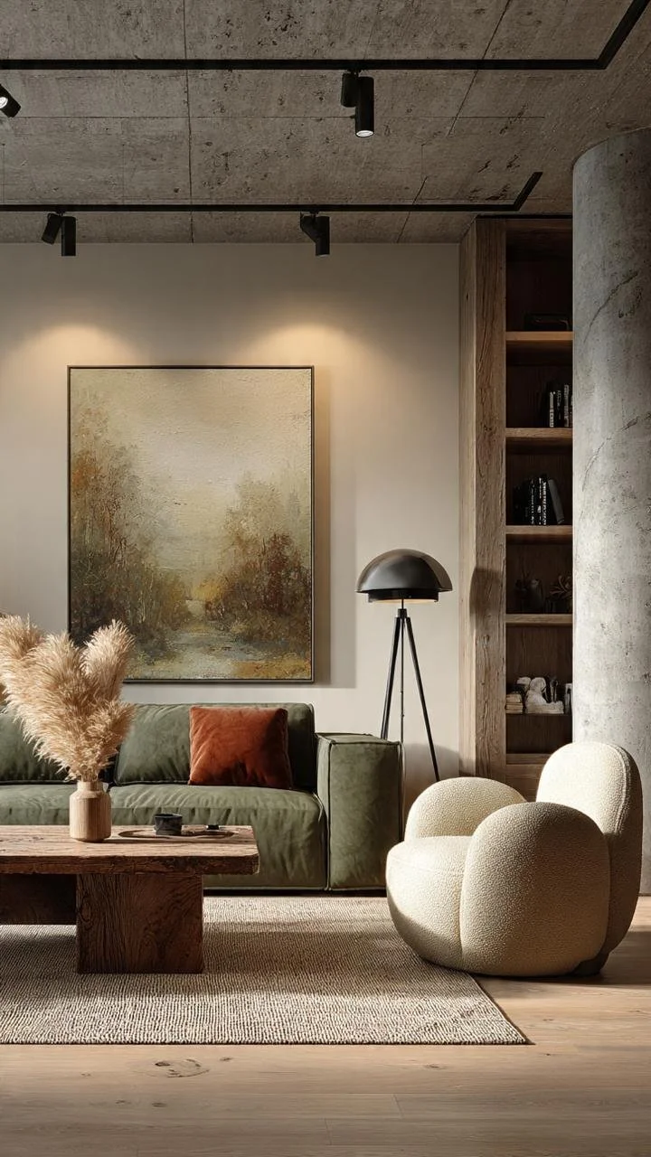 Warm Brutalism and Urban Wabi-Sabi Style: Concrete Sanctuaries and Textile Richness