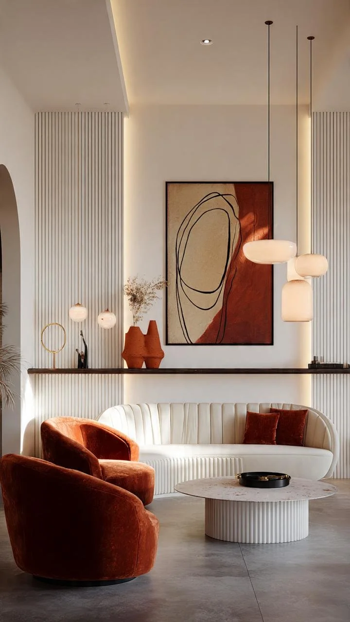 Terracotta Elegance: 5 Luxury Living Room Secrets Designers Never Tell You