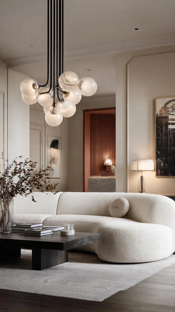 Terracotta &amp; Curves: The Quiet Luxury Living Room Trend Designers Are Obsessed With