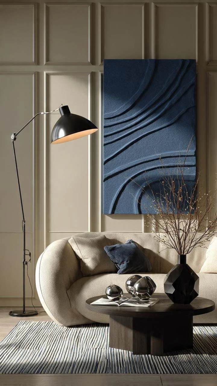 Ocean Blue &amp; Sand Neoclassical: 5 Secrets to Blending Coastal Textures with Elegant Paneling