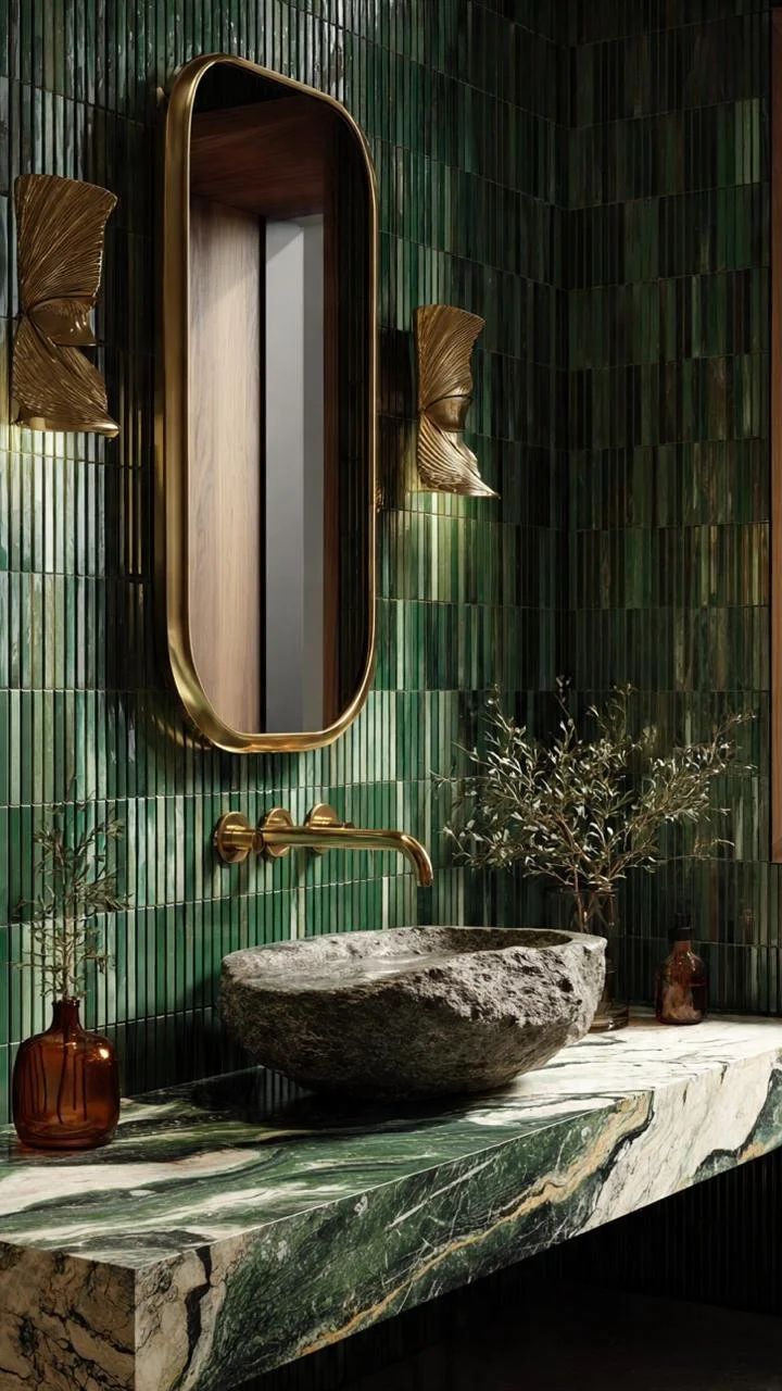 4 Green Marble Bathroom Ideas That Redefine Luxury Design
