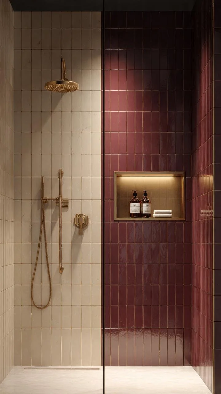 7 Burgundy Bathroom Ideas That Redefine Luxury Through Color and Stone