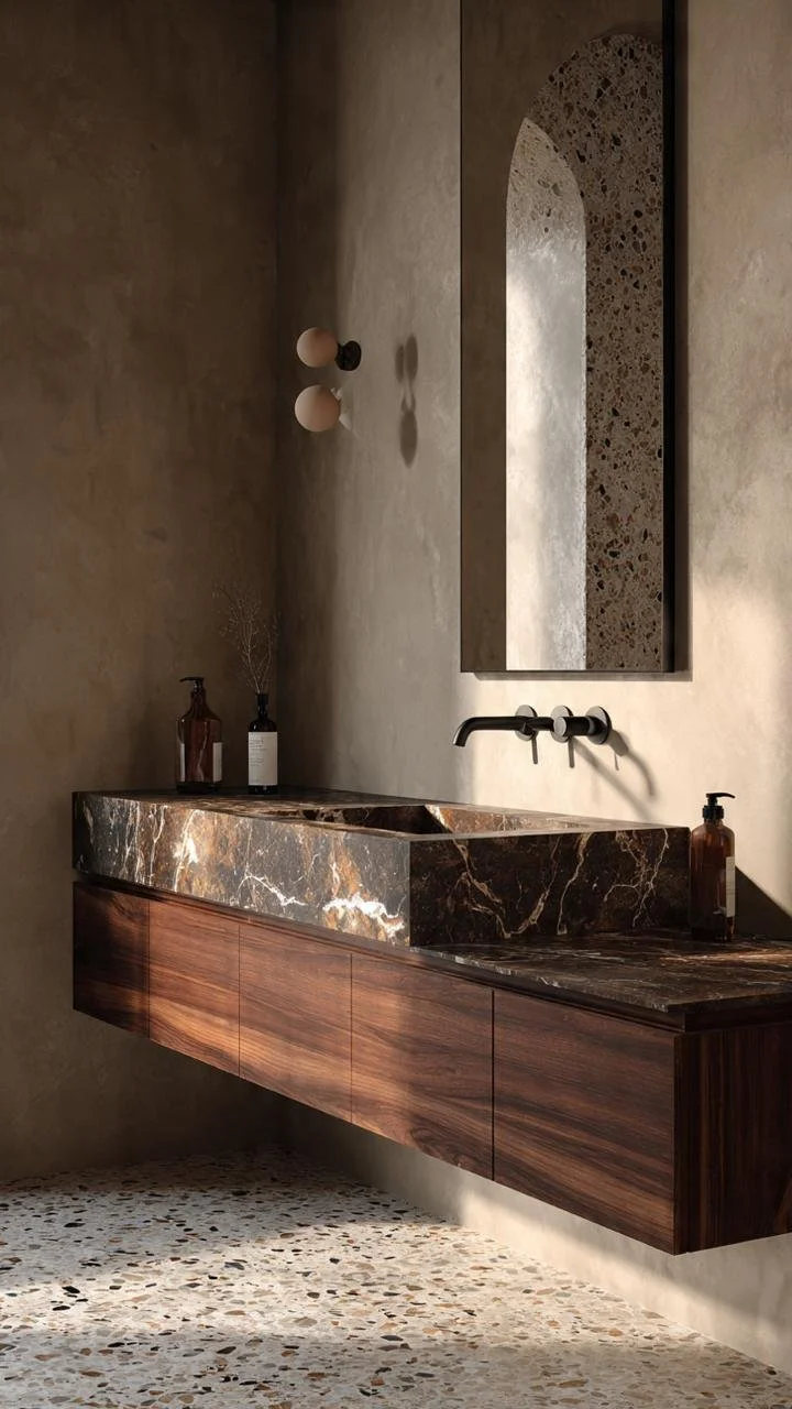 5 Rustic Luxury Bathroom Ideas That Feel Warm, Timeless, and Effortlessly Sophisticated