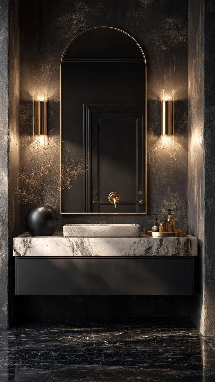 7 Secrets Behind the Dark Luxury Bathroom Trend Everyone Is Saving Right Now