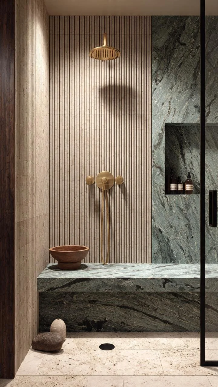 5 Luxury Design Secrets Behind Green Marble Bathrooms That Feel Like a Private Spa