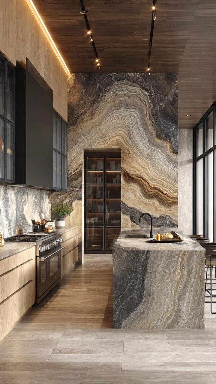 Statement Marble Kitchens: Sculptural Stone as the Centerpiece of Contemporary Luxury