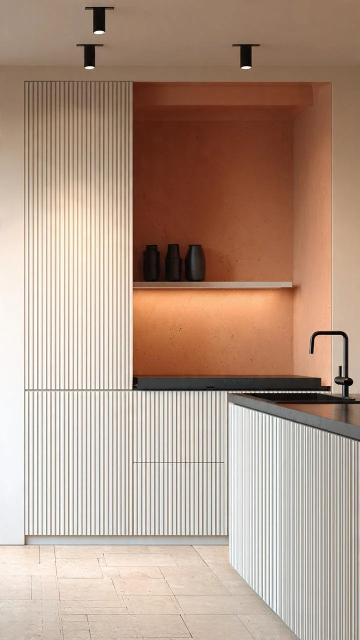 Terracotta Accent Kitchens: Warm Minimalism Inspired by Mediterranean Design