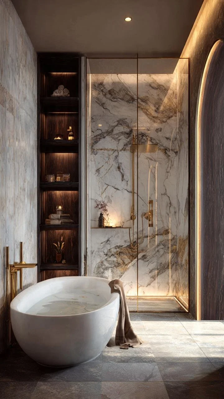 Purple Marble Bathroom Ideas: The Luxury Spa Trend Transforming Modern Interiors