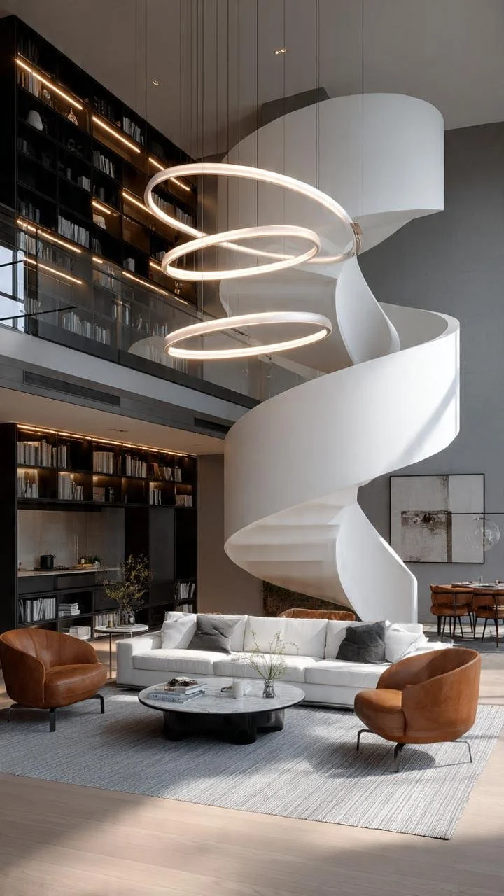 Modern Spiral Staircases That Redefine Luxury Living