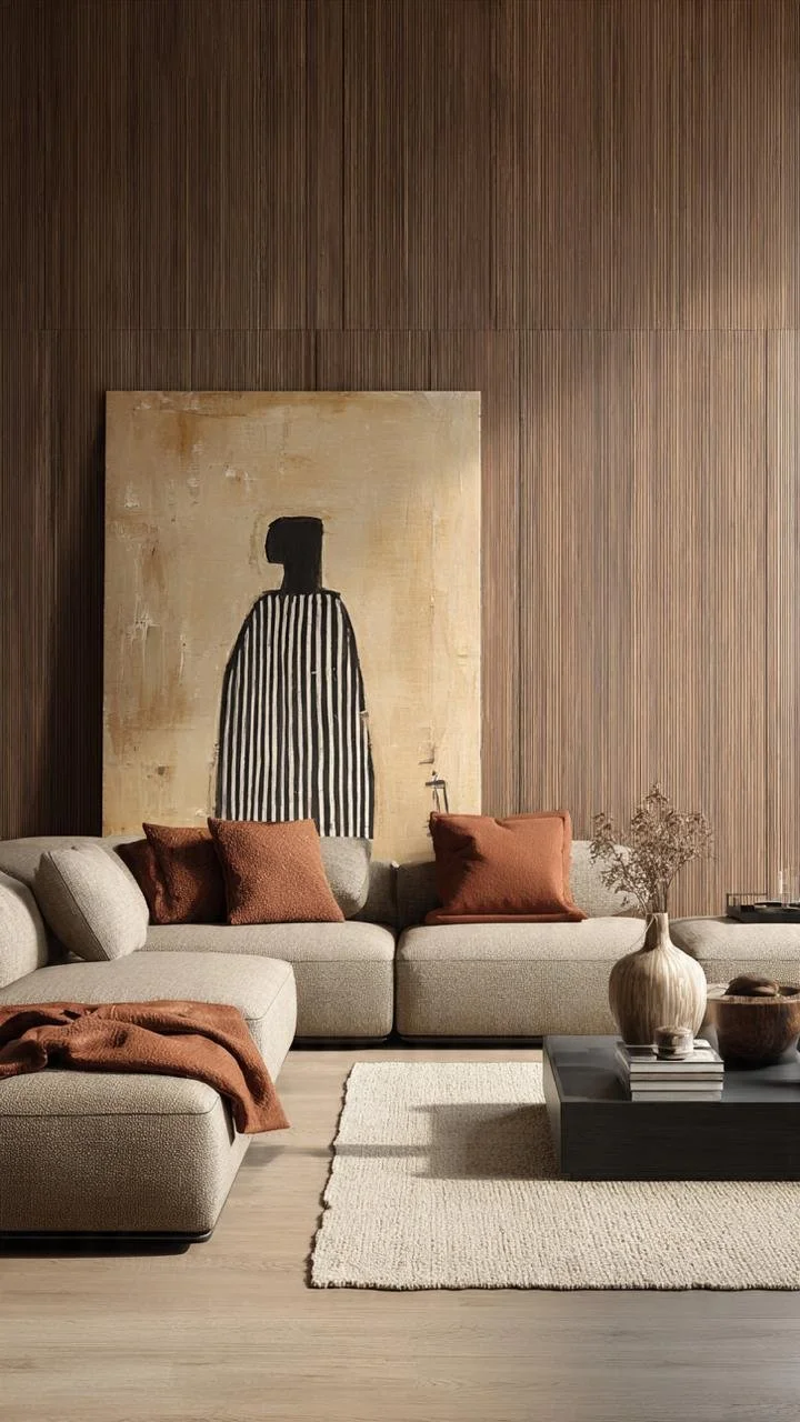 Rustic Modern Living Rooms: Where Organic Warmth Meets Contemporary Elegance